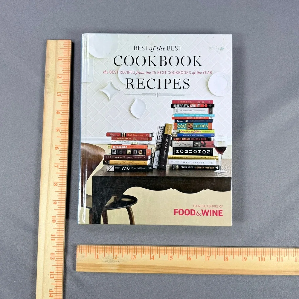Food & Wine Best of the Best Cookbook Recipes Hardcover 2009 Vol 12 Cooking